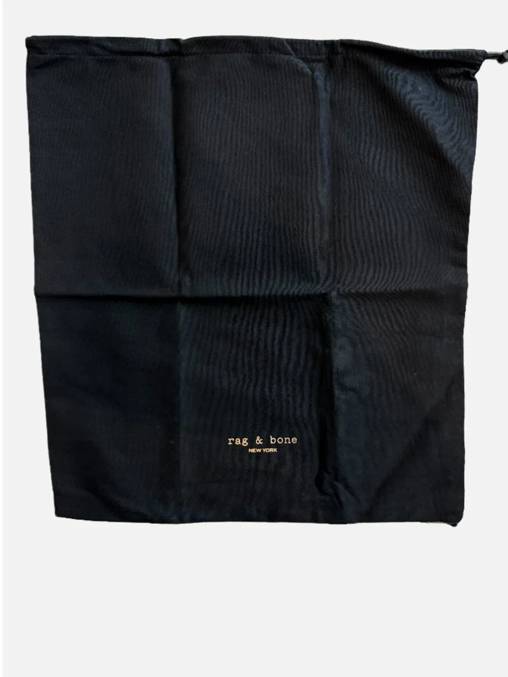 Rag & Bone Large Black Canvas Dust Bag for Boots 18x16 - Picture 1 of 4